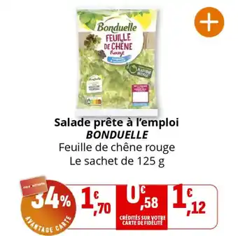 Coccinelle Supermarché BONDUELLE Salade prête à l'emploi offre