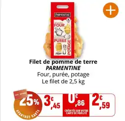Coccinelle Supermarché PARMENTINE Filet de pomme de terre offre