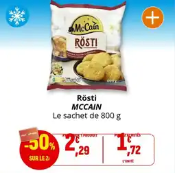 Coccinelle Supermarché MCCAIN Rösti offre