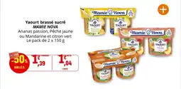 Coccinelle Supermarché MAMIE NOVA Yaourt brassé sucré offre