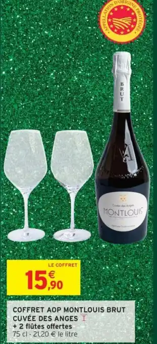 Intermarché Coffret aop montlouis brut cuvée des anges offre