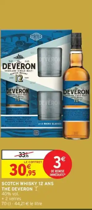 Intermarché Scotch whisky 12 ans the deveron offre