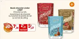 Coccinelle Supermarché LINDT Boule chocolat Lindor offre