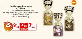 Coccinelle Supermarché RÉVILLON Papillotes authentiques offre
