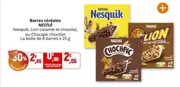 Coccinelle Supermarché NESTLÉ Barres céréales offre