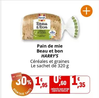 Coccinelle Supermarché HARRY'S Pain de mie Beau et bon offre