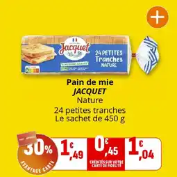 Coccinelle Supermarché JACQUET Pain de mie offre