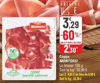 G20 Coppa montorsi offre