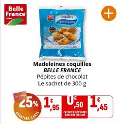 Coccinelle Supermarché BELLE FRANCE Madeleines coquilles offre