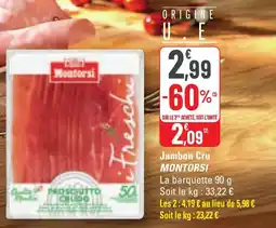 G20 Jambon cru montorsi offre