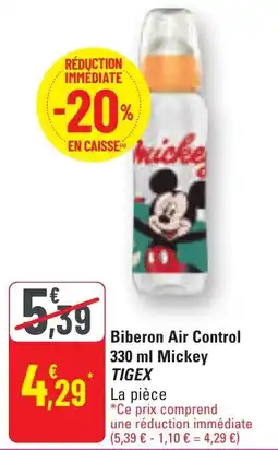 G20 Biberon air control mickey tigex offre