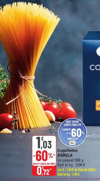 G20 Coquillettes barilla offre