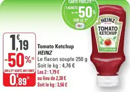 G20 Tomato ketchup heinz offre