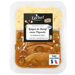 Carrefour Market Langue de boeuf sauce piquante et pommes de terre lechef offre