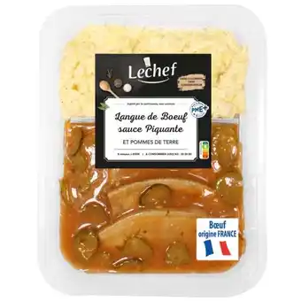 Carrefour Market Langue de boeuf sauce piquante et pommes de terre lechef offre