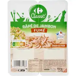 Carrefour Market Carrefour classic râpé de jambon fumé offre