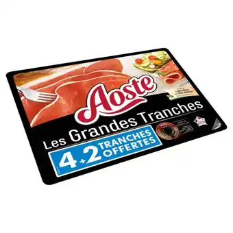 Carrefour Market Aoste jambon sec grandes tranches offre