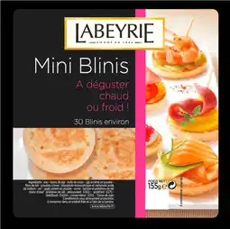 Carrefour Market Labeyrie sur tous les saumons, truites fumées, blinis et sauces offre