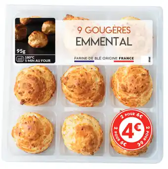 Carrefour Market 9 gougères emmental mix buffet offre