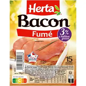 Carrefour Market Herta bacon fumé offre