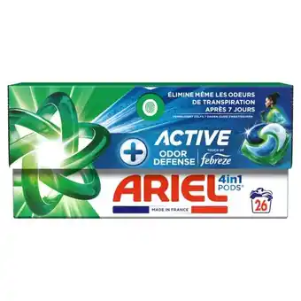 Carrefour Ariel pods+ lessive capsules offre