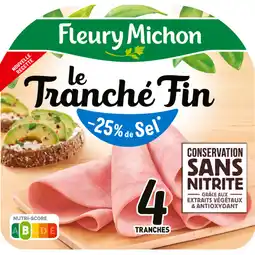 Carrefour Market Fleury michon sur tous les jambons de porc offre