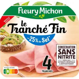 Carrefour Market Fleury michon sur tous les jambons de porc offre