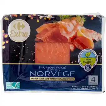 Carrefour Market Carrefour extra saumon fumé norvège asc offre