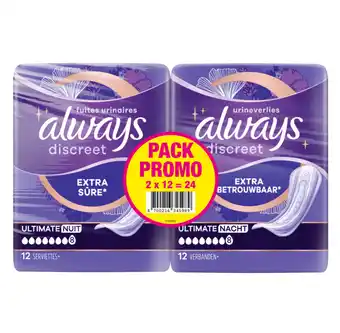 Carrefour Market Always discreet (incontinence) sur tout offre