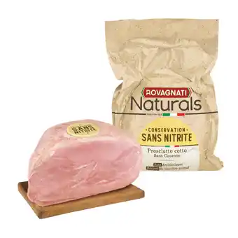 Carrefour Jambon cuit supérieur sans couenne naturals offre