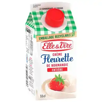 Carrefour Elle & vire crème fleurette de normandie offre