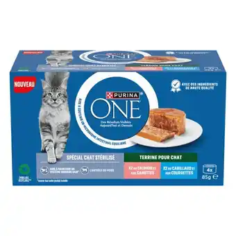 Carrefour Purina one terrines pour chats stérilisés offre