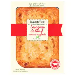 Carrefour Lasagnes de bœuf maison tino offre