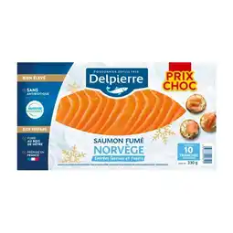 Carrefour Delpierre saumon fumé prix choc offre