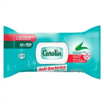 Carrefour Carolin lingettes offre