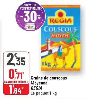 G20 Graine de couscous moyenne regia offre