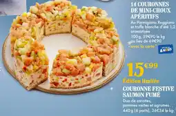 Picard Picard couronne festive saumon fumé offre