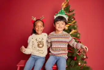 Carrefour Srg pull de noël fille offre