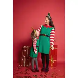 Carrefour Tex robe mère noël ou lutin offre