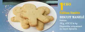 Picard Biscuit manelé offre