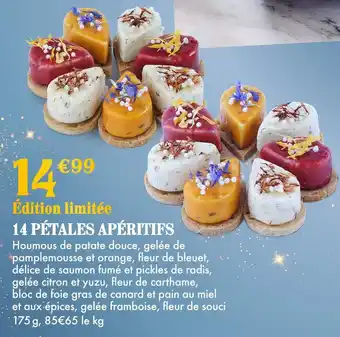 Picard Picard 14 pétales apéritifs offre