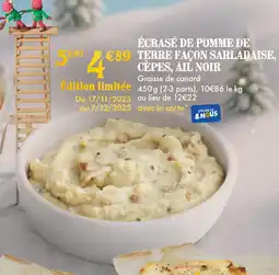 Picard Écrasé de pomme de terre façon sarladaise, cèpes, ail noir offre