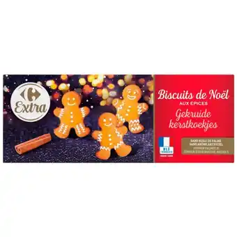 Carrefour Carrefour extra biscuits de noel aux épices offre