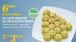 Picard Picard le sapin brioché au cœur pesto rosso offre