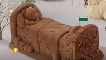 Picard Picard bûche glacée nuit de noël noir offre