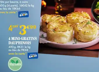 Picard Picard 4 mini-gratins dauphinois offre