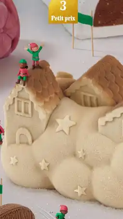 Picard Picard bûche glacée village céleste offre