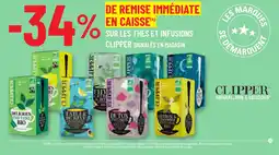 G20 Sur les thés et infusions clipper signalés en magasin offre