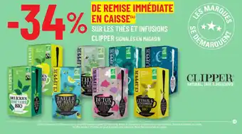 G20 Sur les thés et infusions clipper signalés en magasin offre