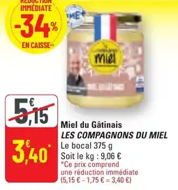 G20 Miel du gâtinais les compagnons du miel offre